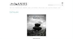 Desktop Screenshot of anhs-himalaya.org