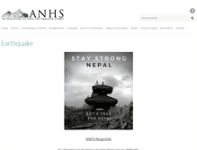 Tablet Screenshot of anhs-himalaya.org